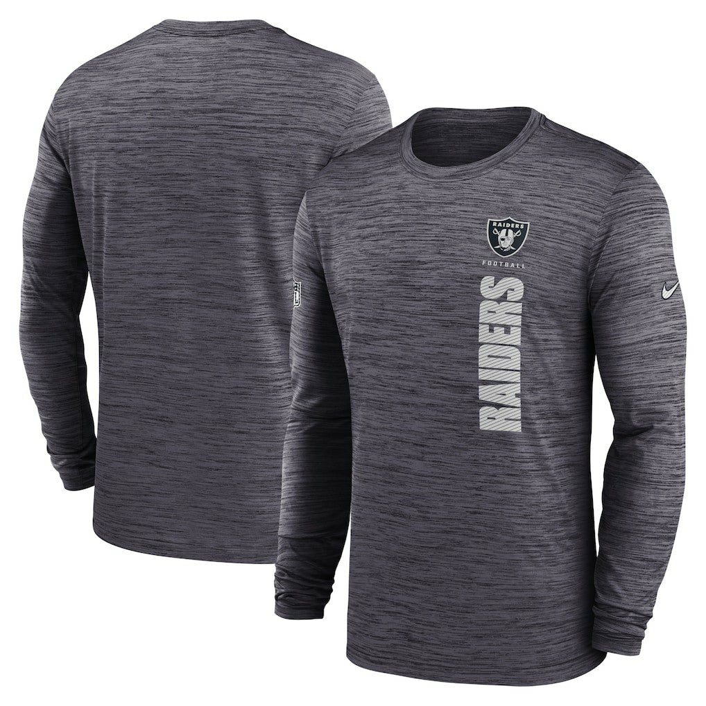 NFL Las Vegas Raiders Sideline Velocity Dri-FIT Long Sleeve T-Shirt