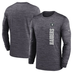 NFL Las Vegas Raiders Sideline Velocity Dri-FIT Long Sleeve T-Shirt