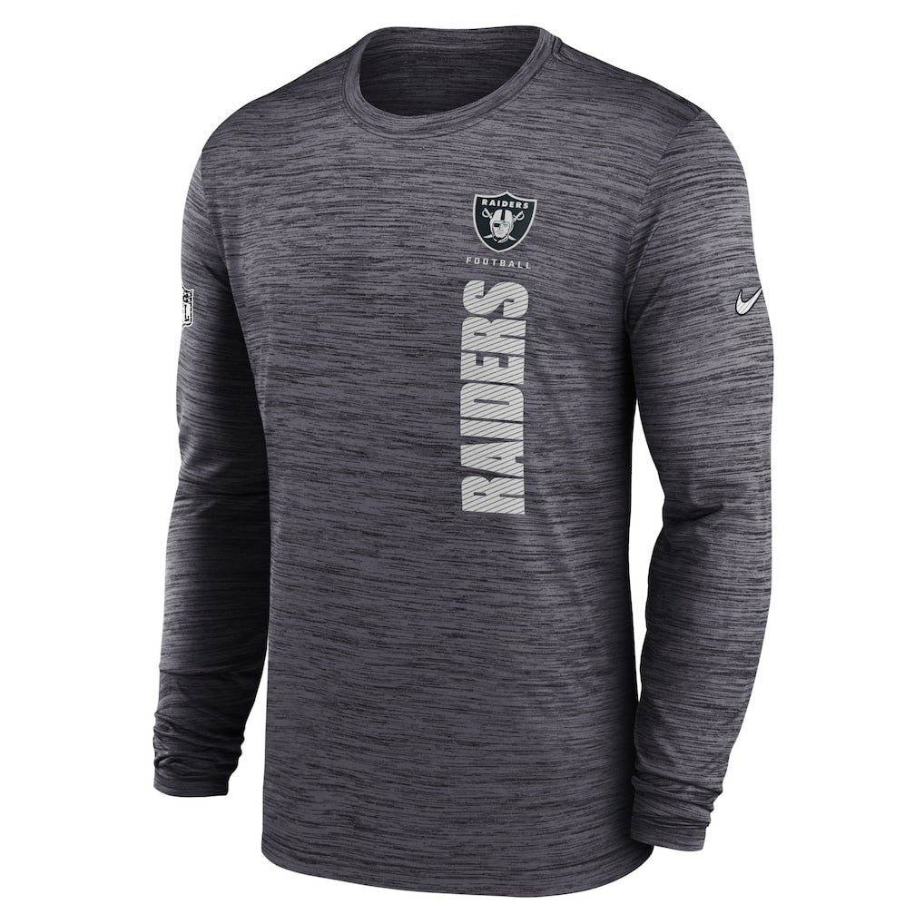 NFL Las Vegas Raiders Sideline Velocity Dri-FIT Long Sleeve T-Shirt