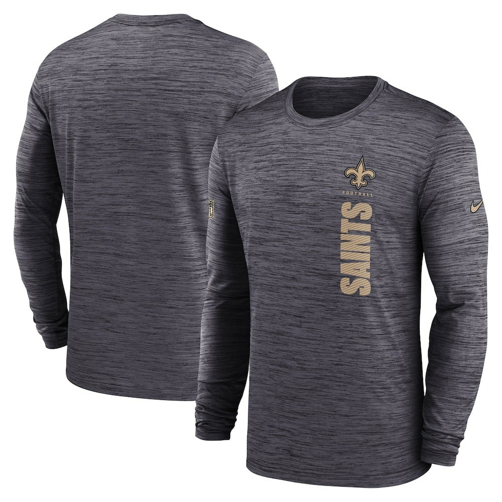 NFL New Orleans Saints Sideline Velocity Dri-FIT Long Sleeve T-Shirt