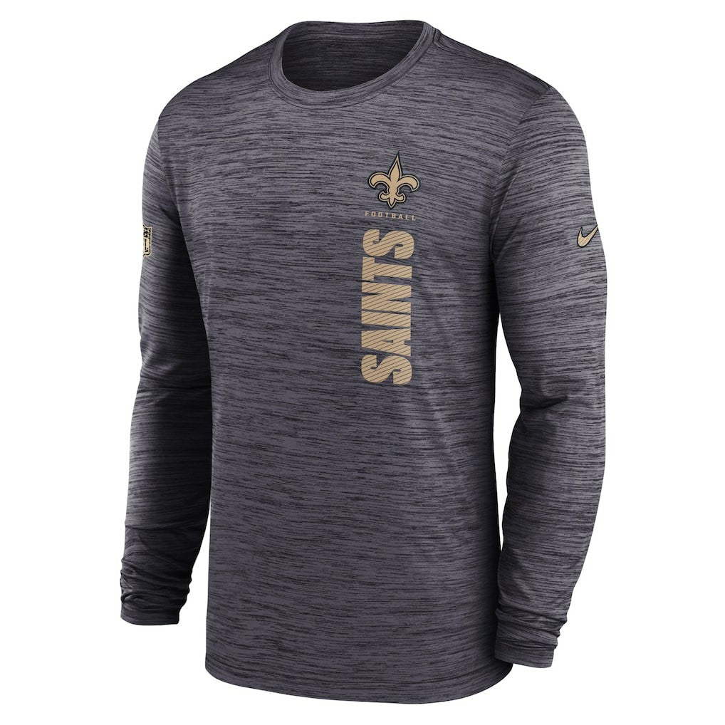 NFL New Orleans Saints Sideline Velocity Dri-FIT Long Sleeve T-Shirt