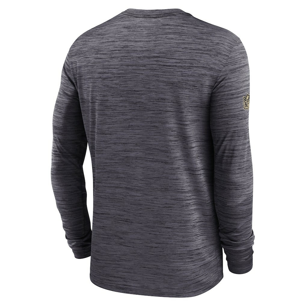 NFL New Orleans Saints Sideline Velocity Dri-FIT Long Sleeve T-Shirt