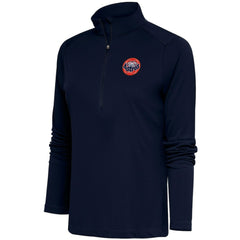 Houston Astros Antigua Women's Cooperstown Tribute Half-Zip Pullover Top - Navy