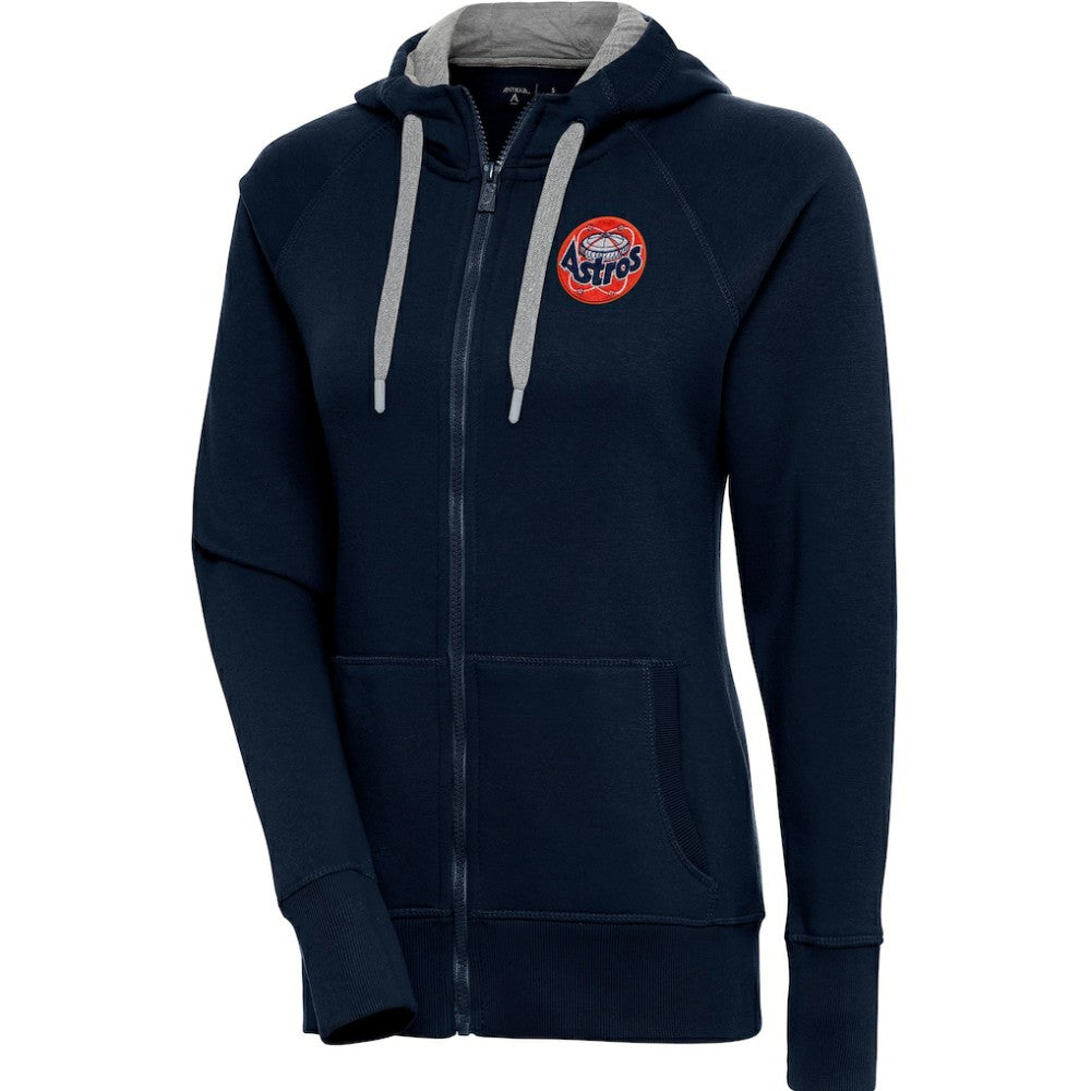 Houston Astros Antigua Women's Cooperstown Victory Full-Zip Hoodie - Navy