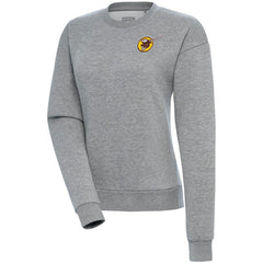 San Diego Padres Antigua Women's Cooperstown Victory Crewneck Pullover Sweatshirt - Heather Gray