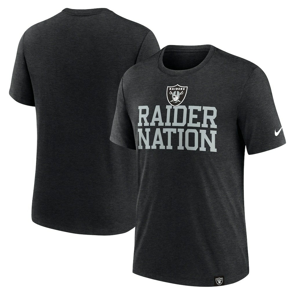 NFL Las Vegas Raiders Blitz Tri-Blend T-Shirt