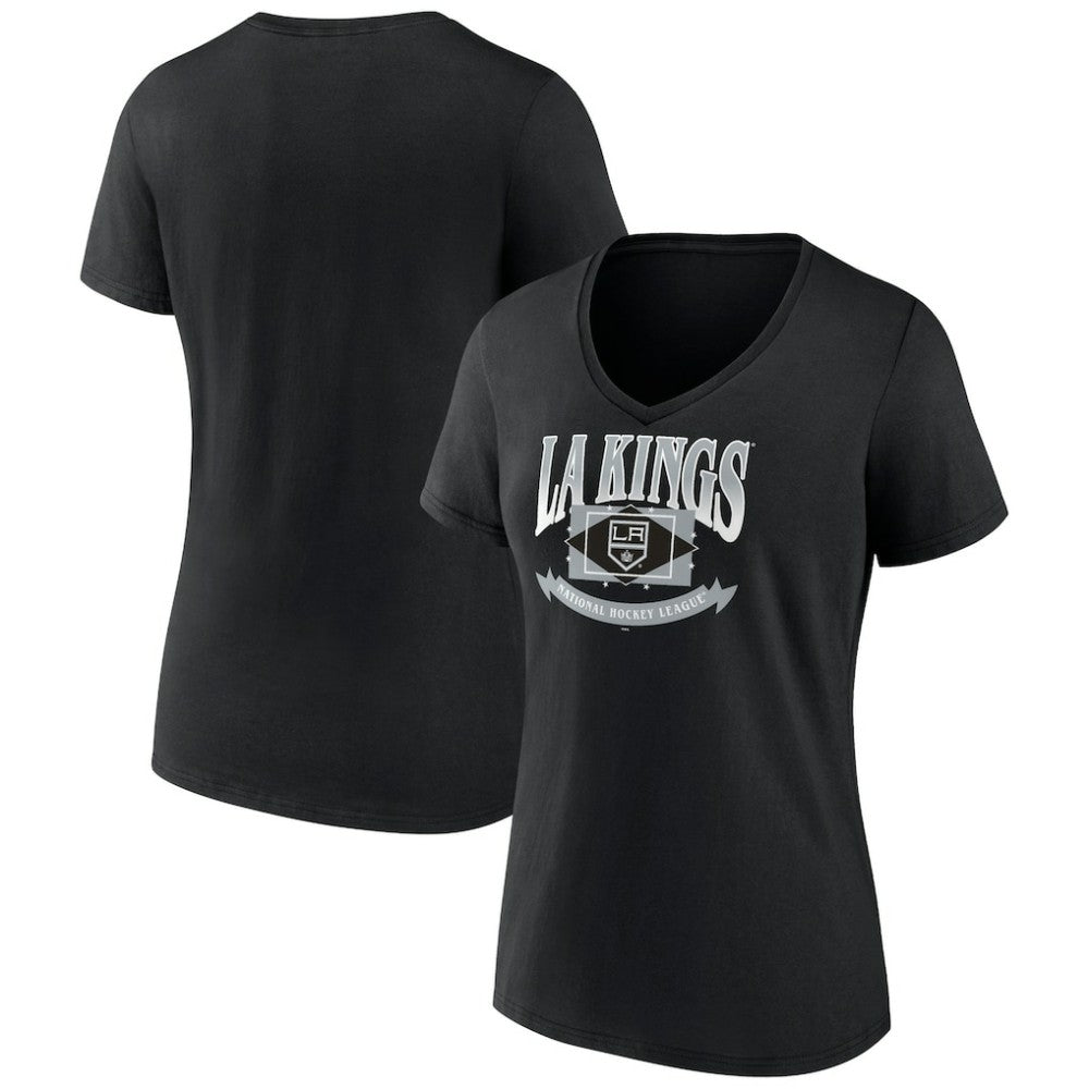 Los Angeles Kings Women's Slapshot V-Neck T-Shirt