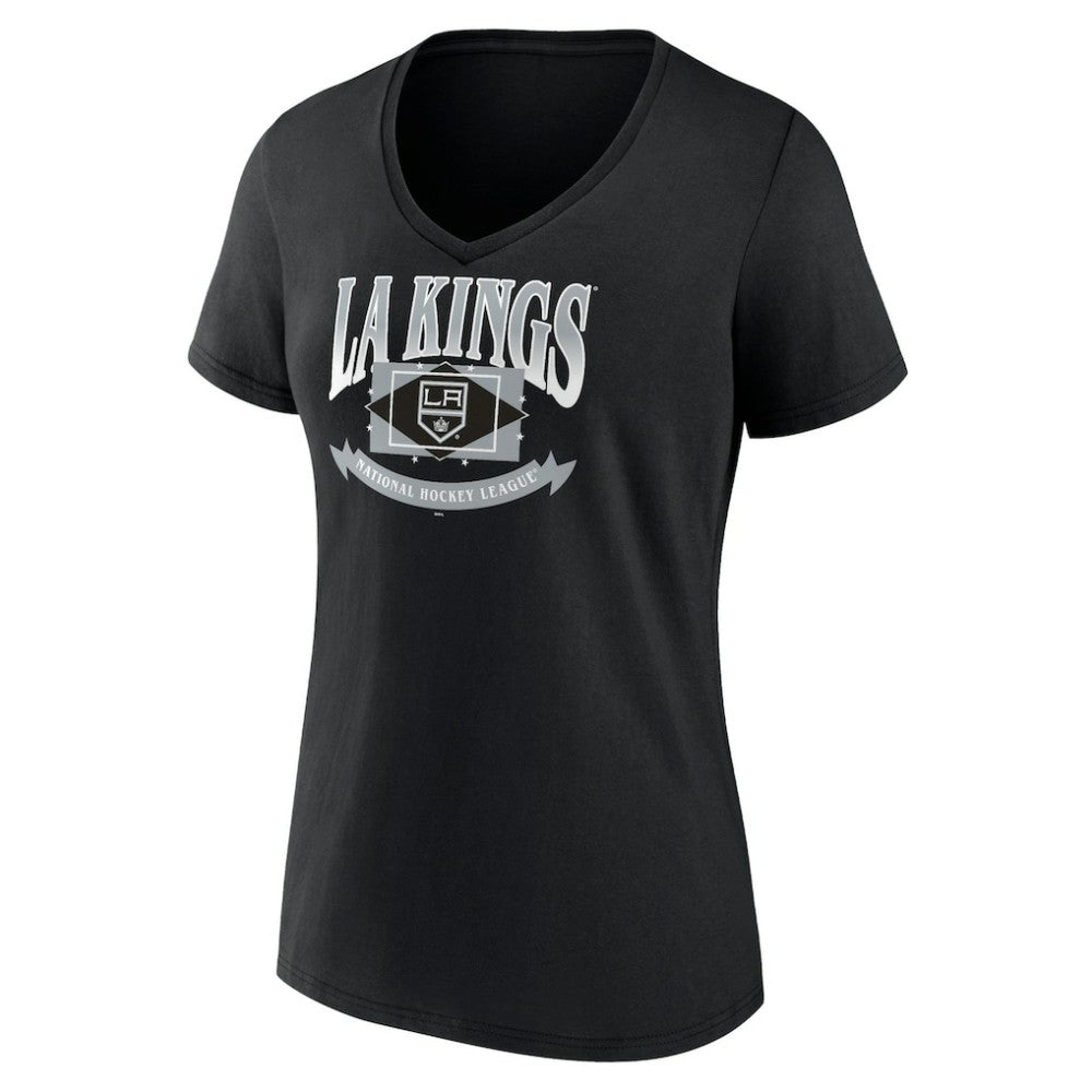 Los Angeles Kings Women's Slapshot V-Neck T-Shirt