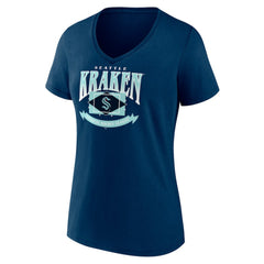 Seattle Kraken Women's Slapshot V-Neck T-Shirt
