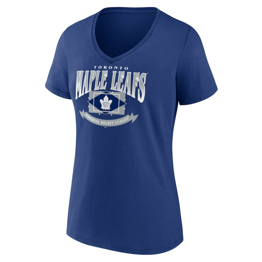 Toronto Maple Leafs Women's Slapshot V-Neck T-Shirt