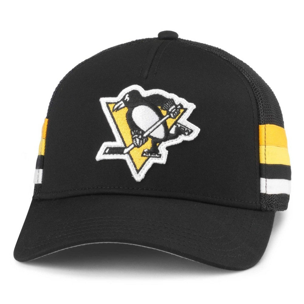 Pittsburgh Penguins American Needle HotFoot Stripes Trucker Adjustable Hat
