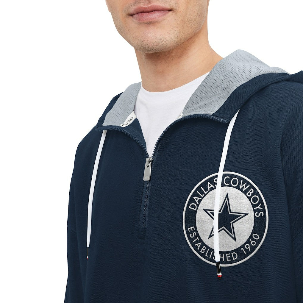 NFL Dallas Cowboys Tommy Hilfiger Aaron Quarter-Zip Hoodie