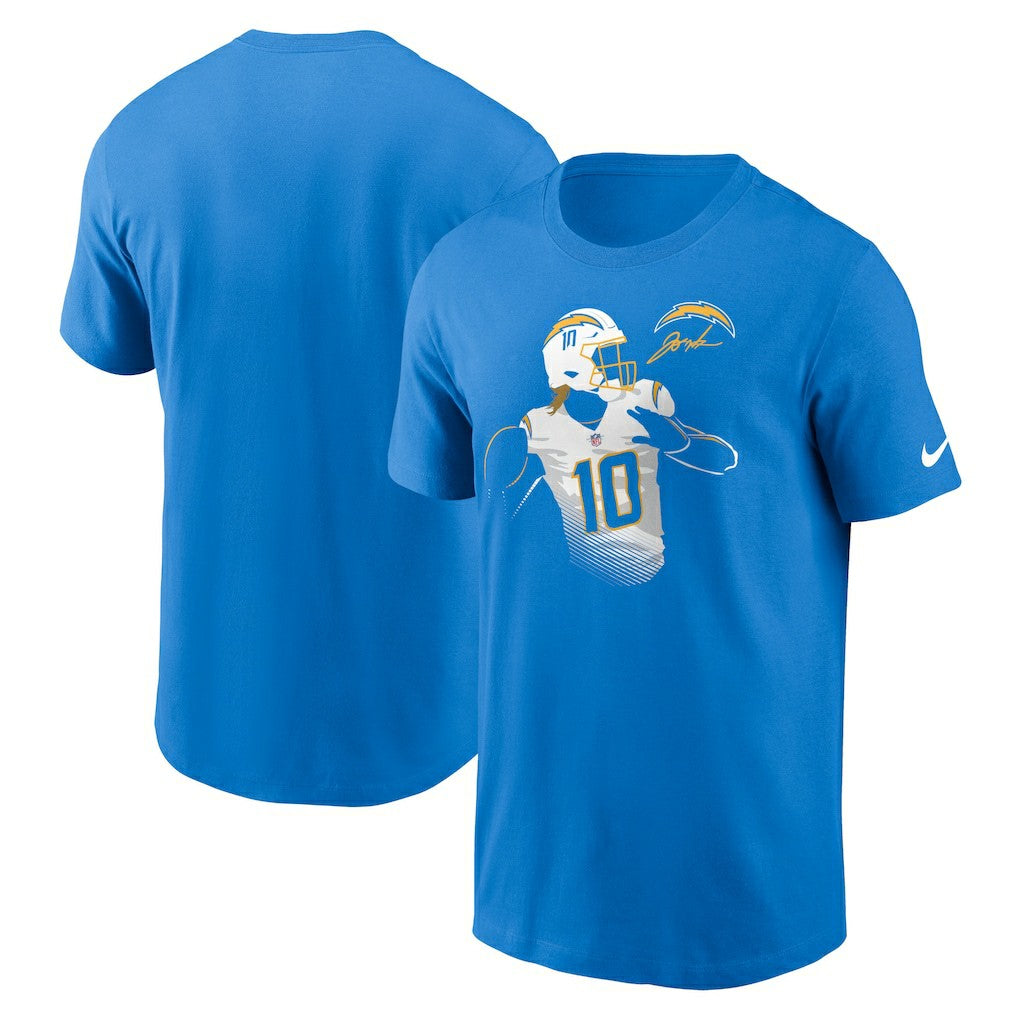 NFL Los Angeles Chargers Justin Herbert  Player Graphic T-Shirt