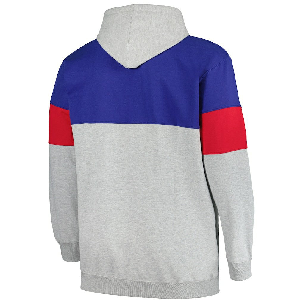 Philadelphia 76ers Big & Tall Pullover Hoodie - Royal/Red | Fanatics cheap