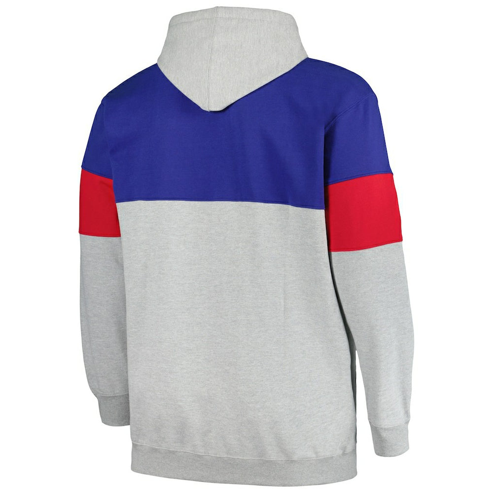 Philadelphia 76ers Big & Tall Pullover Hoodie - Royal/Red | Fanatics cheap