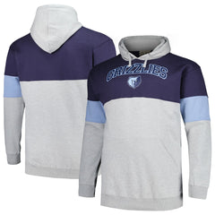 Memphis Grizzlies Big & Tall Pullover Hoodie - Navy/Light Blue | Fanatics discount