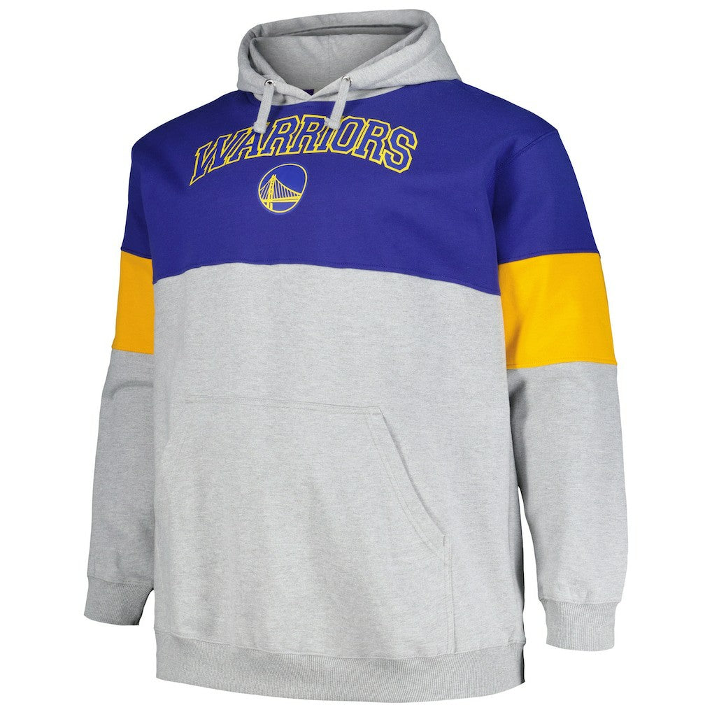 Golden State Warriors Big & Tall Pullover Hoodie sale - Royal/Gold | Fanatics on sale