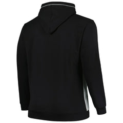 Brooklyn Nets Big & Tall Contrast Pieced Stitched Full-Zip Hoodie - Black/Heather Gray | Fanatics online