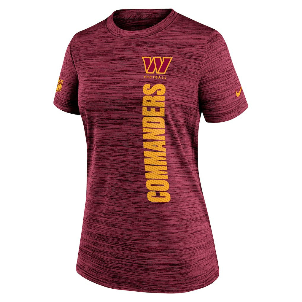 NFL Washington Commanders Women's Sideline Velocity Dri-FIT T-Shirt