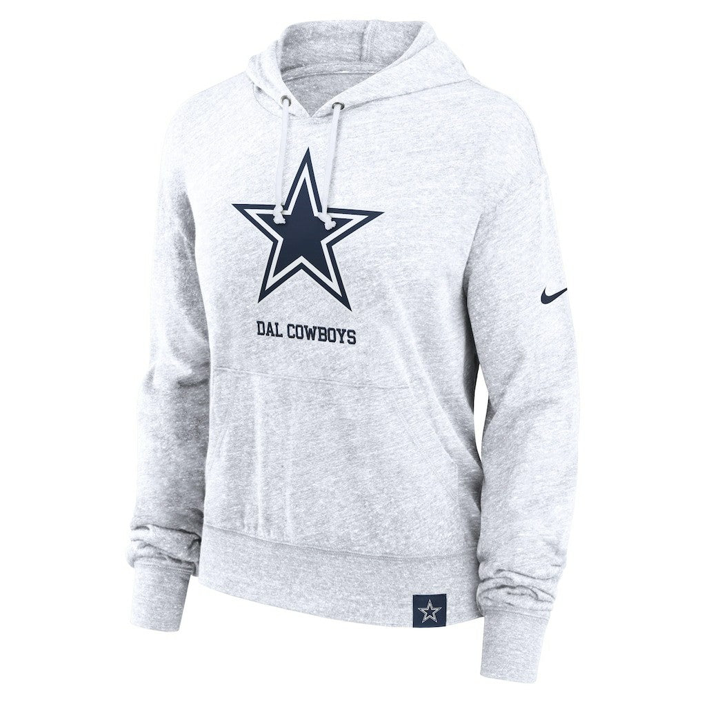 NFL Dallas Cowboys Women's Gym Vintage Logo Pullover Hoodie
