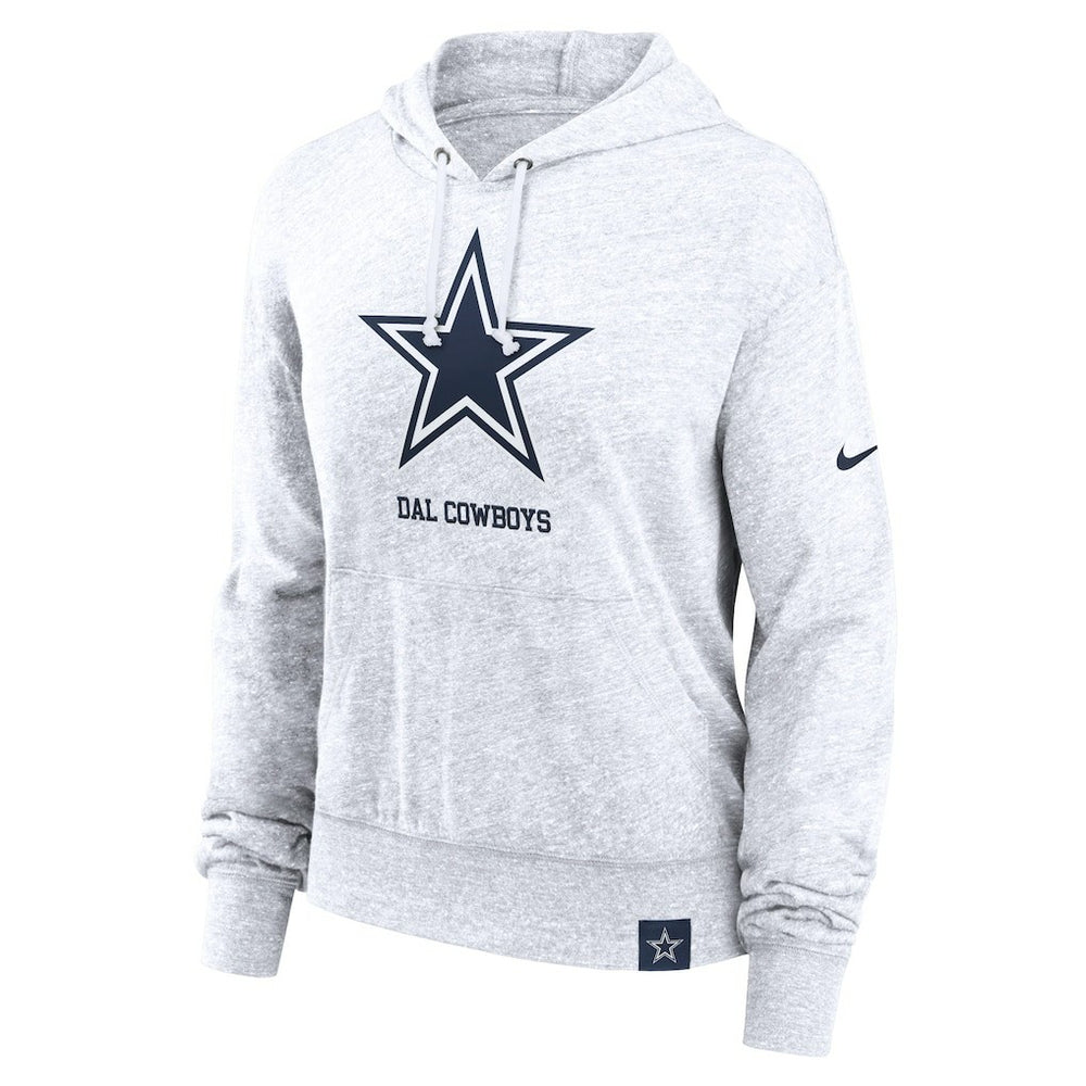 NFL Dallas Cowboys Women's Gym Vintage Logo Pullover Hoodie