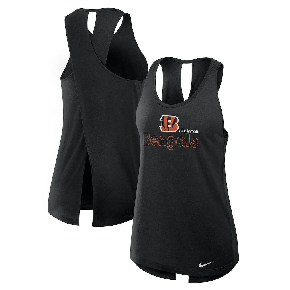 NFL Cincinnati Bengals Women's Open-Back Crisscross Dri-FIT Tank Top