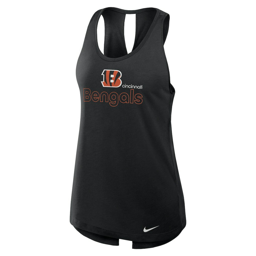 NFL Cincinnati Bengals Women's Open-Back Crisscross Dri-FIT Tank Top