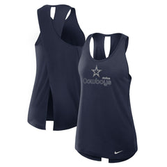 NFL Dallas Cowboys Women's Open-Back Crisscross Dri-FIT Tank Top