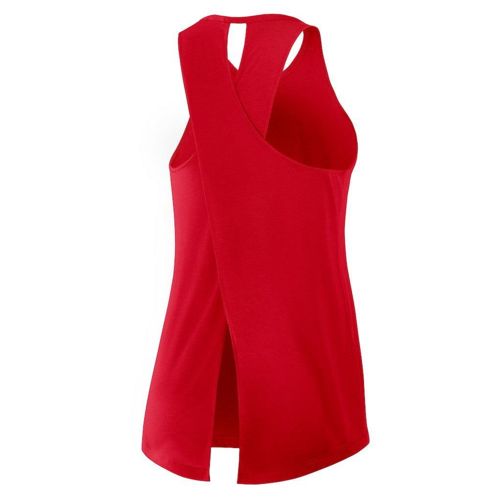 NFL Kansas City Chiefs Women's Open-Back Crisscross Dri-FIT Tank Top