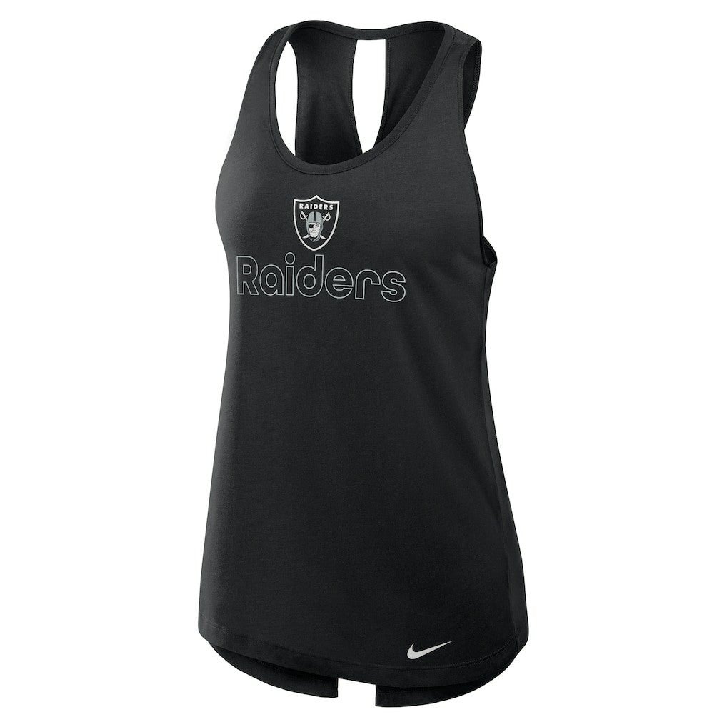 NFL Las Vegas Raiders Women's Open-Back Crisscross Dri-FIT Tank Top