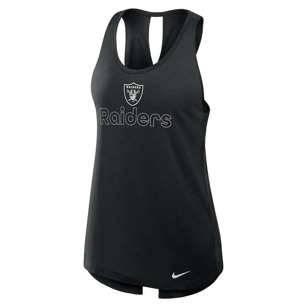 NFL Las Vegas Raiders Women's Open-Back Crisscross Dri-FIT Tank Top
