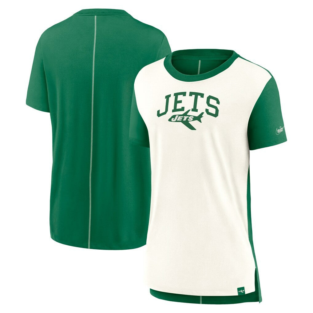 NFL New York Jets Women's Wordmark Tri-Blend T-Shirt