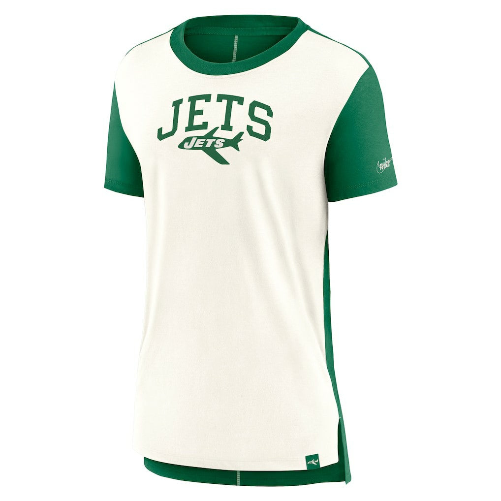 NFL New York Jets Women's Wordmark Tri-Blend T-Shirt