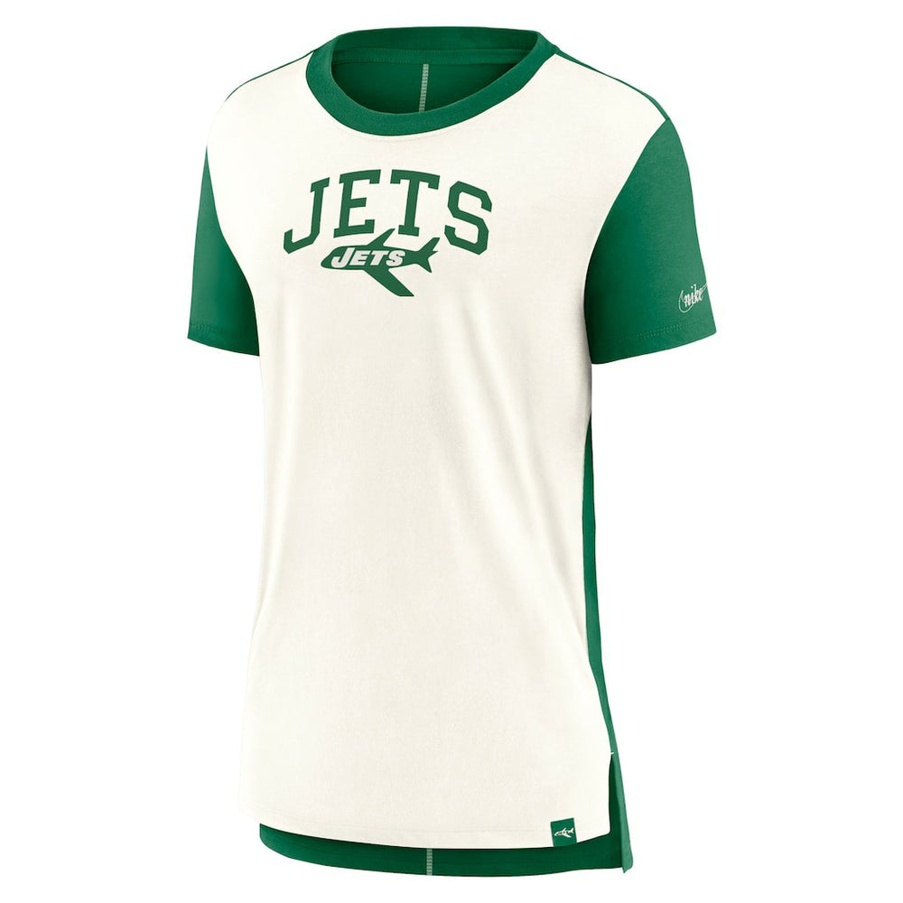 NFL New York Jets Women's Wordmark Tri-Blend T-Shirt