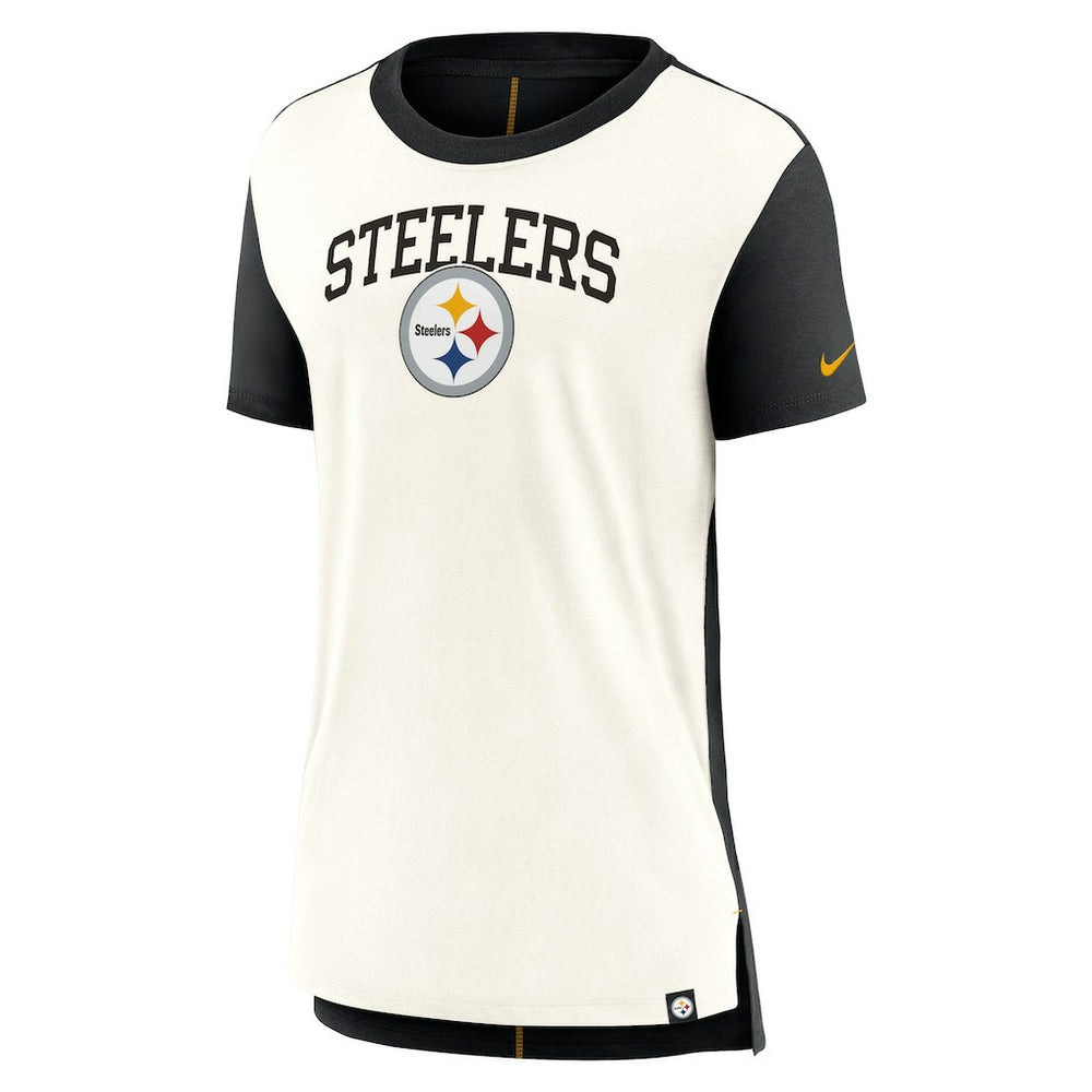 NFL Pittsburgh Steelers Women's Wordmark Tri-Blend T-Shirt