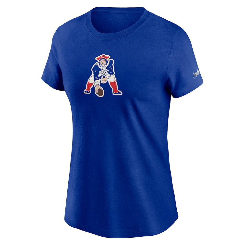 NFL New England Patriots Women's Throwback Primary Logo T-Shirt