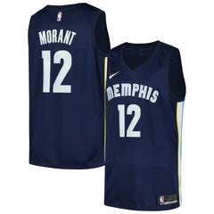 Ja Morant Memphis Grizzlies Swingman Player Jersey - Icon Edition - Navy | Nike outlet