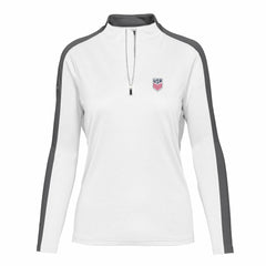 USMNT Levelwear Women's Quarter-Zip Pullover Top / Soccer Discount