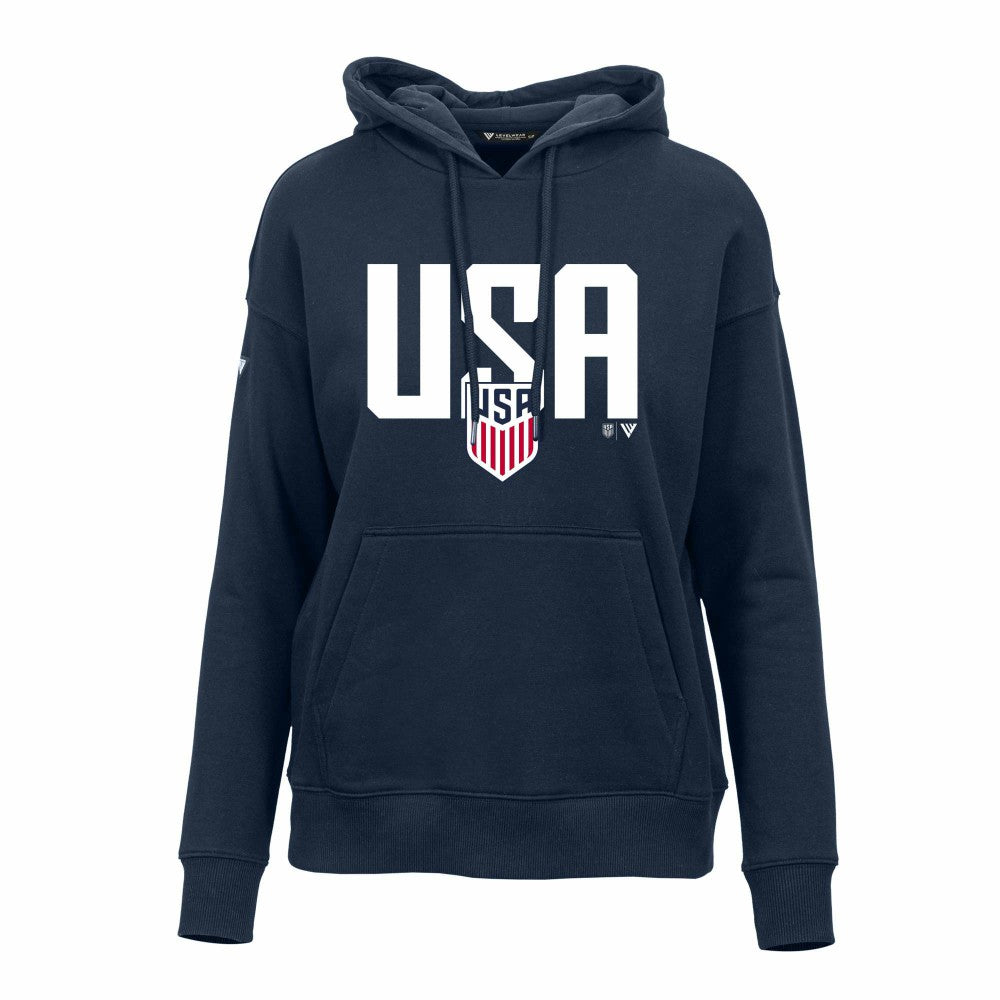 USMNT Levelwear Women's Podium Mascot Pullover Hoodie / Soccer On sale