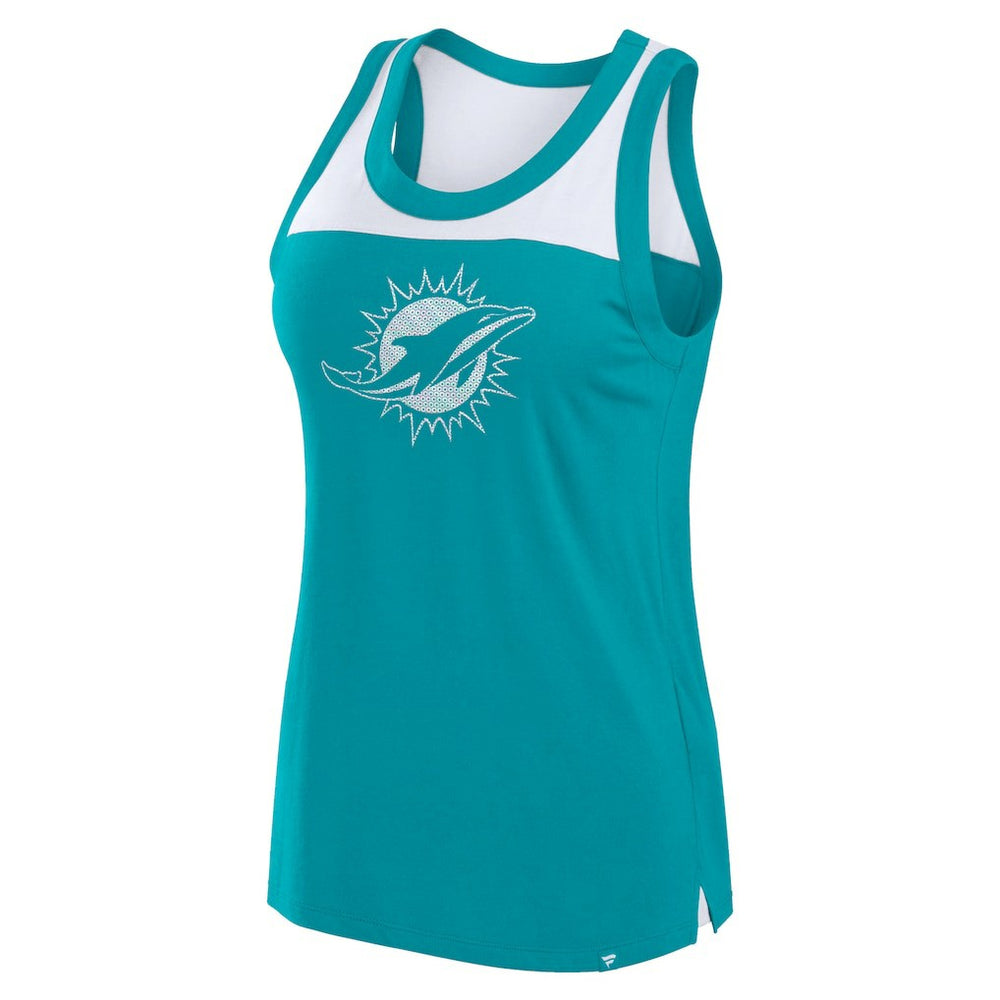 NFL Miami Dolphins Women's Sequin Tank Top