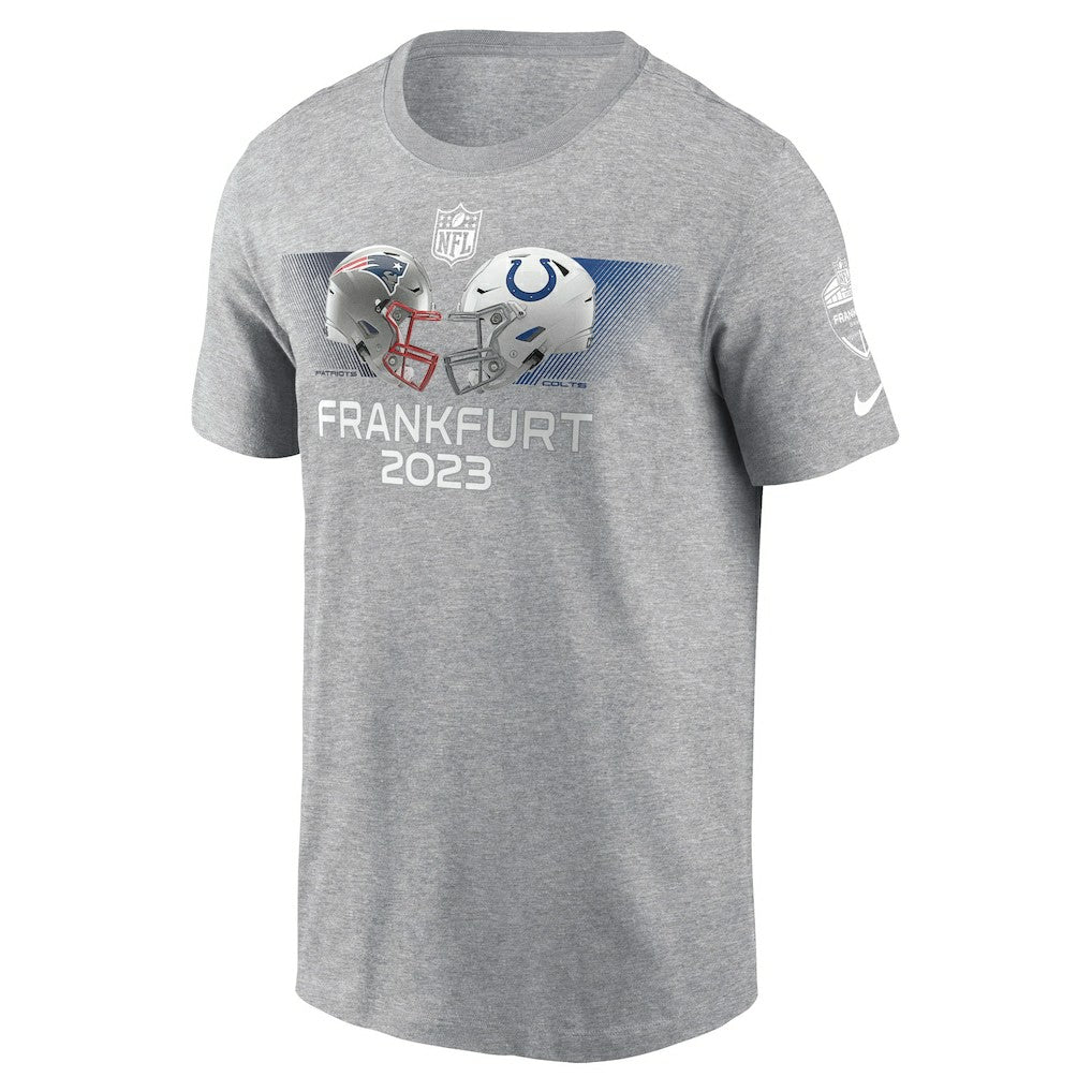 NFL Indianapolis Colts New England Patriots vs.  2023 Frankfurt Game Essential T-Shirt