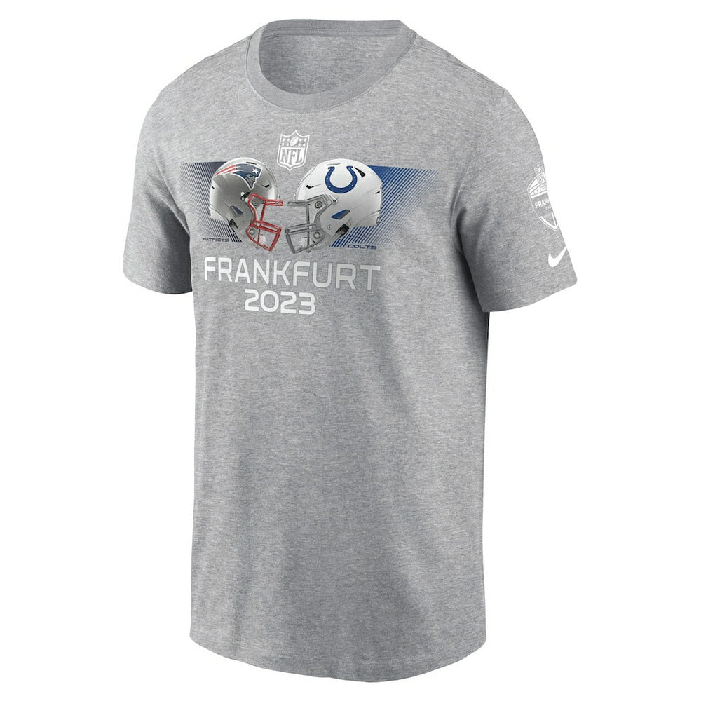 NFL Indianapolis Colts New England Patriots vs.  2023 Frankfurt Game Essential T-Shirt
