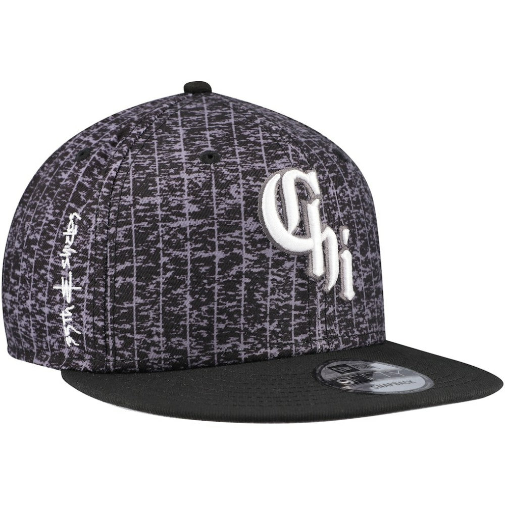 Chicago White Sox City Connect 9FIFTY Snapback Hat - Black | New Era