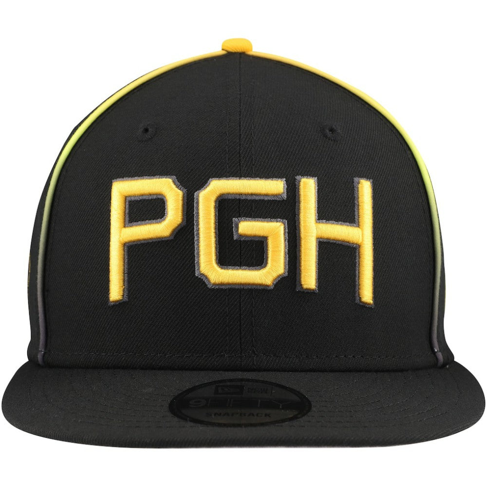 Pittsburgh Pirates City Connect 9FIFTY Snapback Hat - Black | New Era