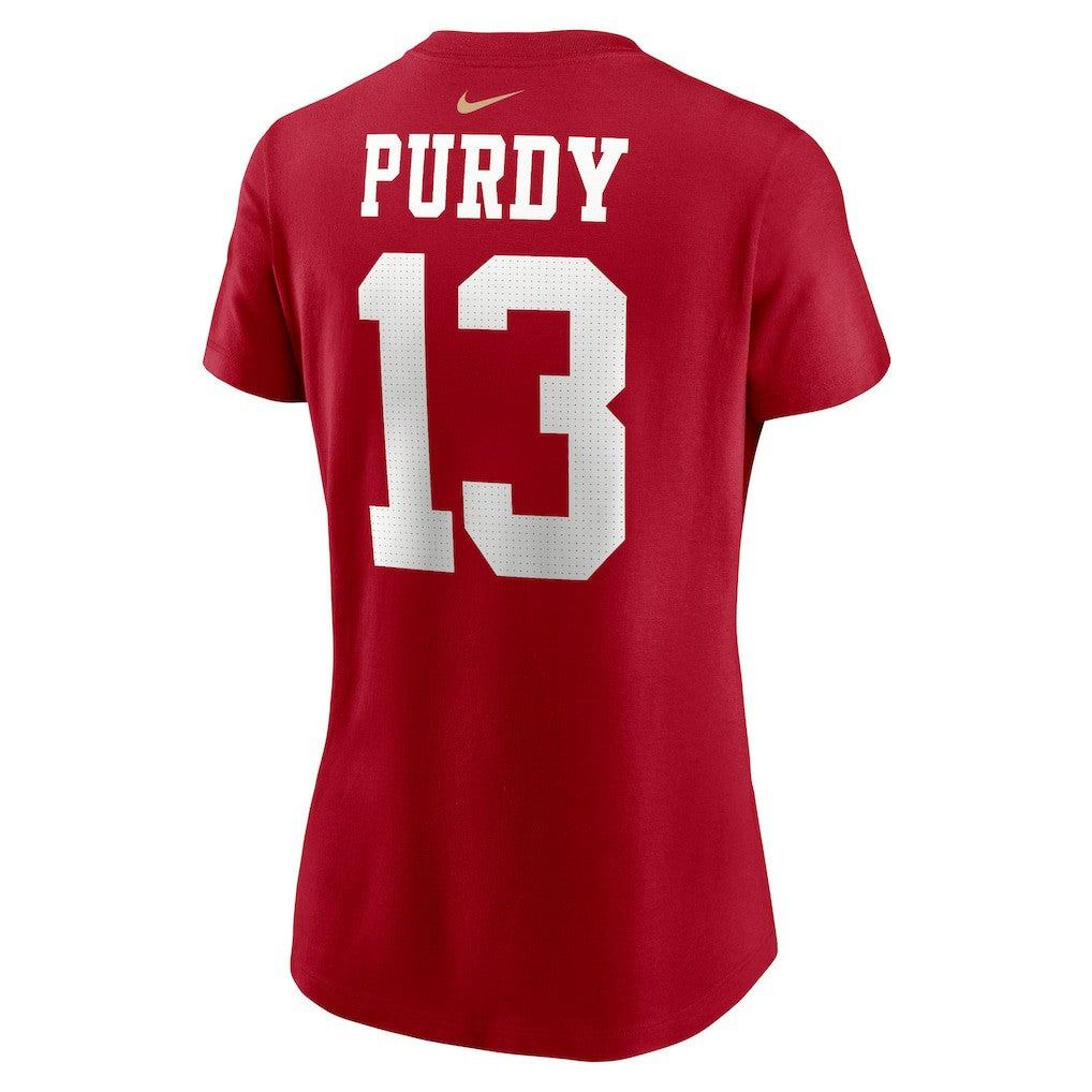 NFL San Francisco 49ers Brock Purdy  Women's Player Name & Number T-Shirt