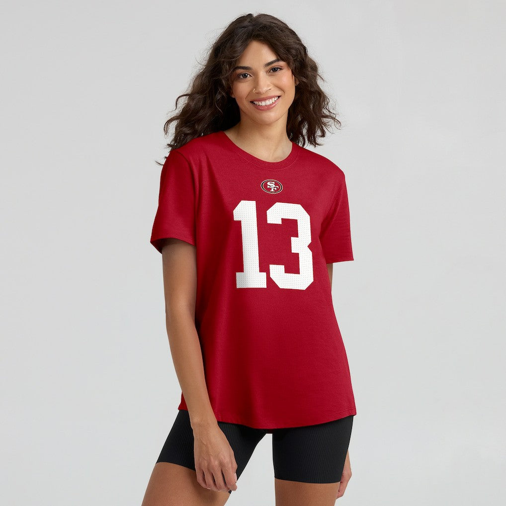 NFL San Francisco 49ers Brock Purdy  Women's Player Name & Number T-Shirt