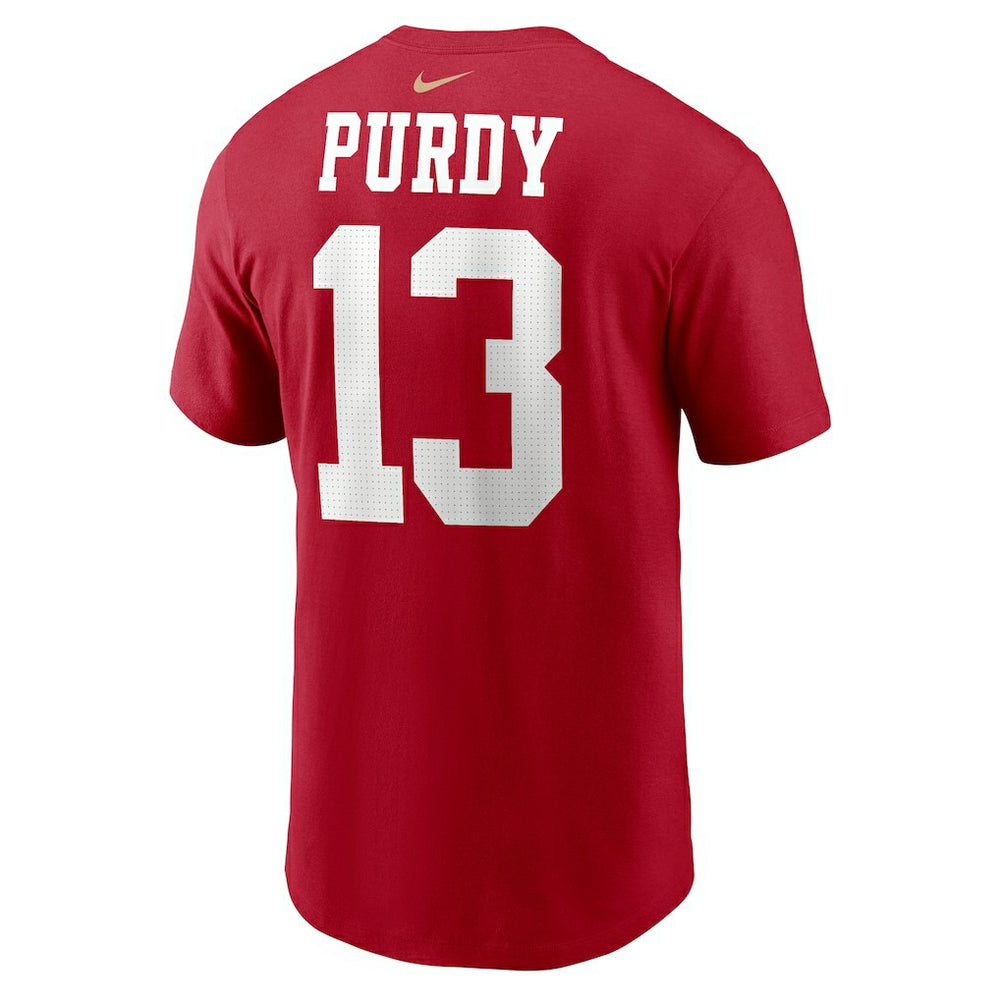 NFL San Francisco 49ers Brock Purdy  Player Name & Number T-Shirt