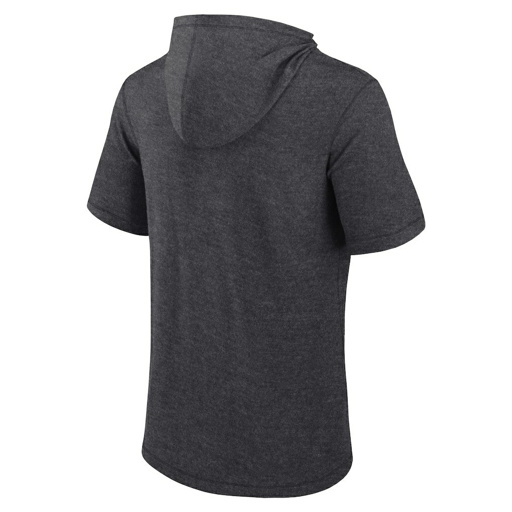 NFL Carolina Panthers Push Short Sleeve Pullover Hoodie