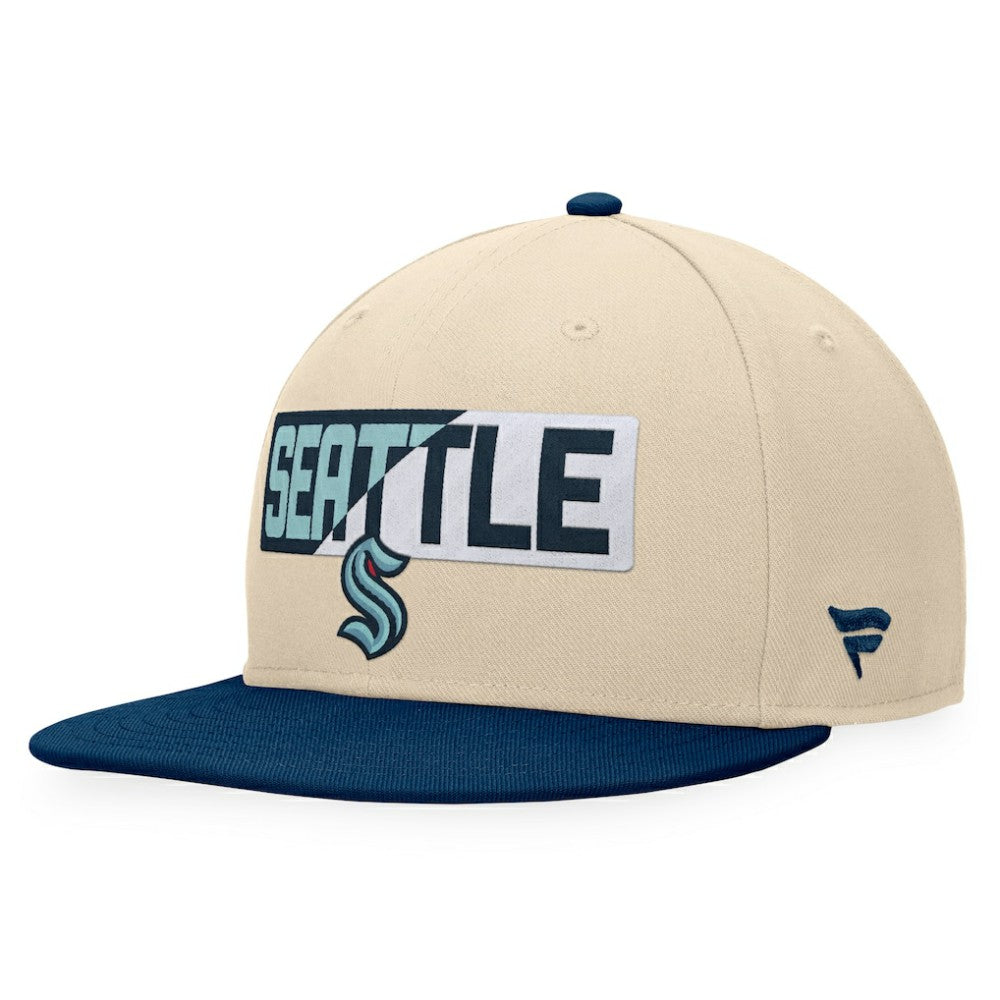 Seattle Kraken Fanatics Goalaso Snapback Hat