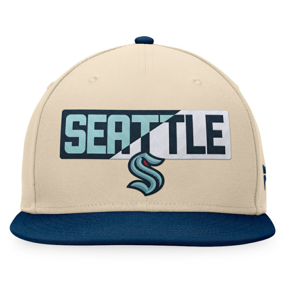 Seattle Kraken Fanatics Goalaso Snapback Hat